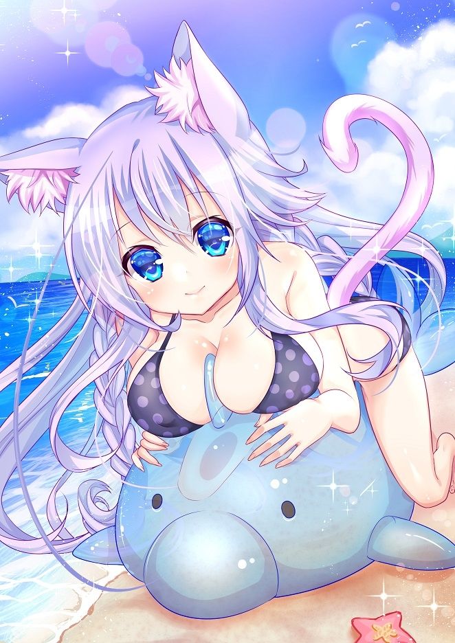 Anime cat girl nackt
