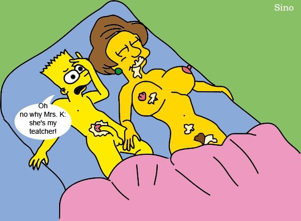 Porn Simpsons Krabappel Porn Edna Krabappel Comic Porn Edna Krabappel Yace En La Escuela Con Bart