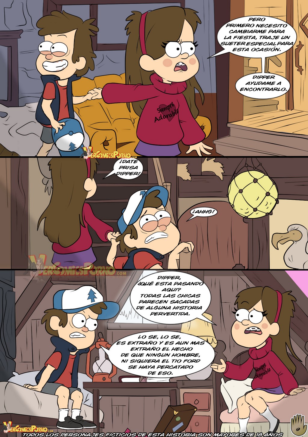 Porno Gravity Falls De Wendy Dipper Mabel Ver Comics Porno 3