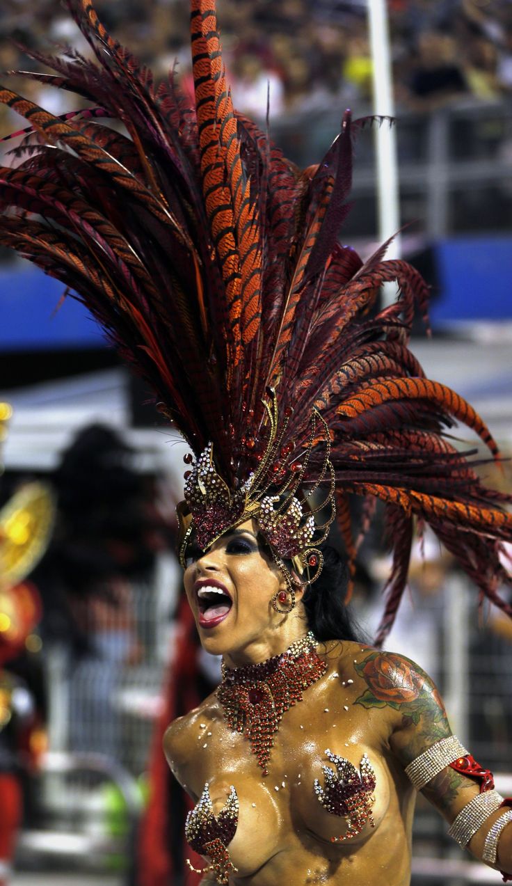 Brazil Carnival Samba Dancers Nude