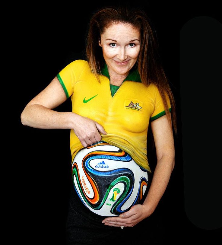 A Collection Of Brazil Football World Cup Body Paints And A World Cup Trophy Emma Allen