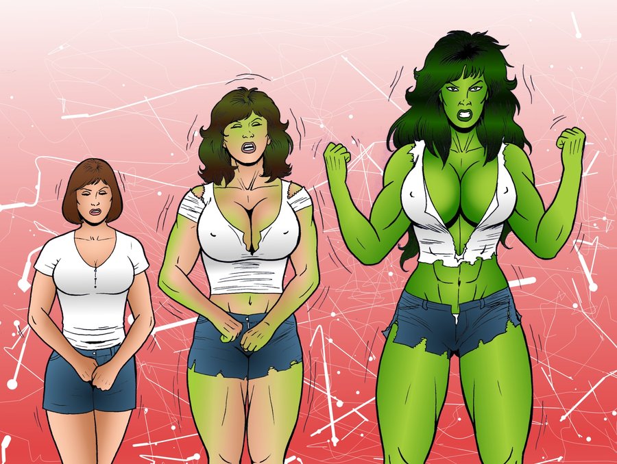 A She Hulk Transformation Manicarchives Barwj