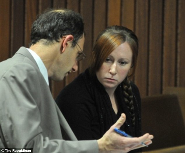 Accused Amanda Wilson Confers With Her Attorney Jonah Goldsmith During An Appearance