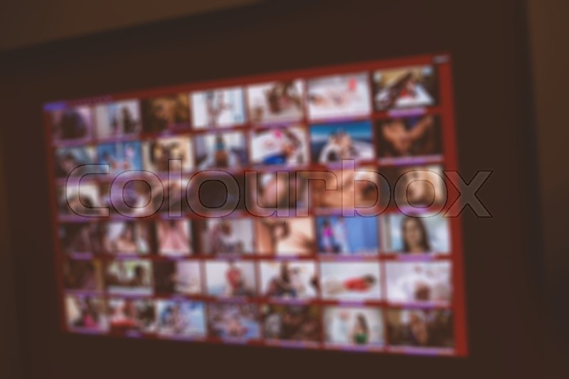 Adult Porno Site Blurred Image Stock Photo Colourbox