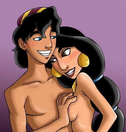 Aladdin Getting A Little Honk Action From His Princess No Nipples Shown