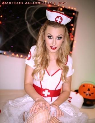 Alexa Grace Halloween Nurse Sucks Fucks And Swallows Cum Amateurallure Com
