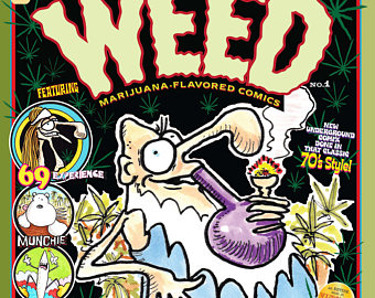 All You Need Is Weed Marijuana Flavored Comics Book Chronic Packed Self