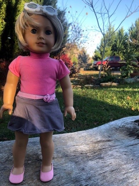 American Girl Doll With Outfits Plus Accessories Blonde Hair Blue Eyes