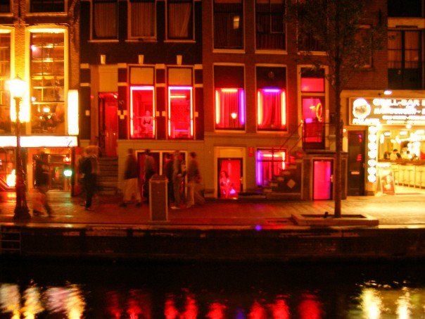 Amsterdam Red Light District Amsterdam Painting Pinterest