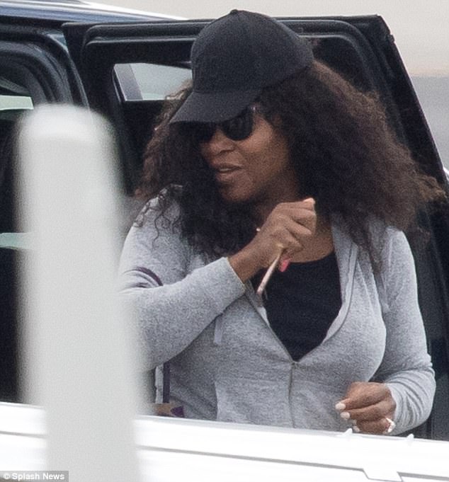 And Away We Go Newlyweds Serena Williams And Alex Ohanian Were Seen Jetting Off