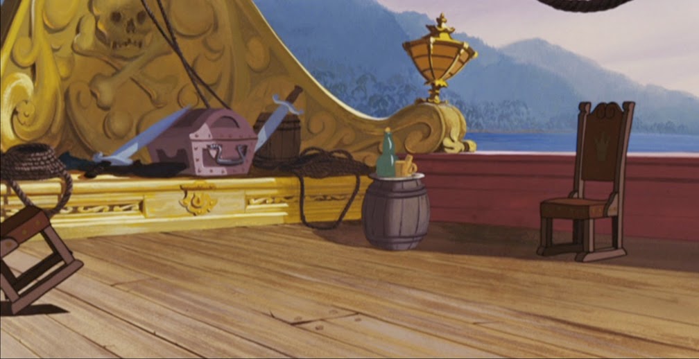 Animation Backgrounds Captain Hooks Ship Peter Pan