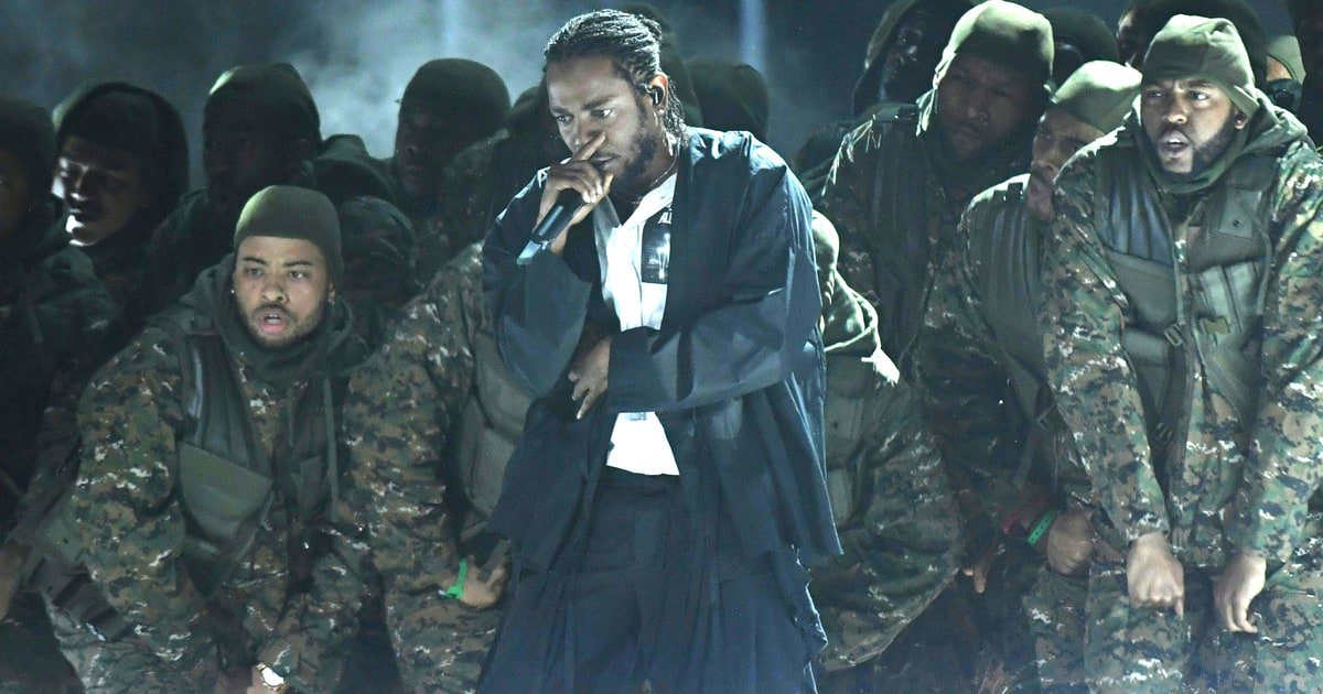 Annual Grammy Awards Performances Kendrick Lamar Childish Gambino Bruno Mars Cardi Rihanna