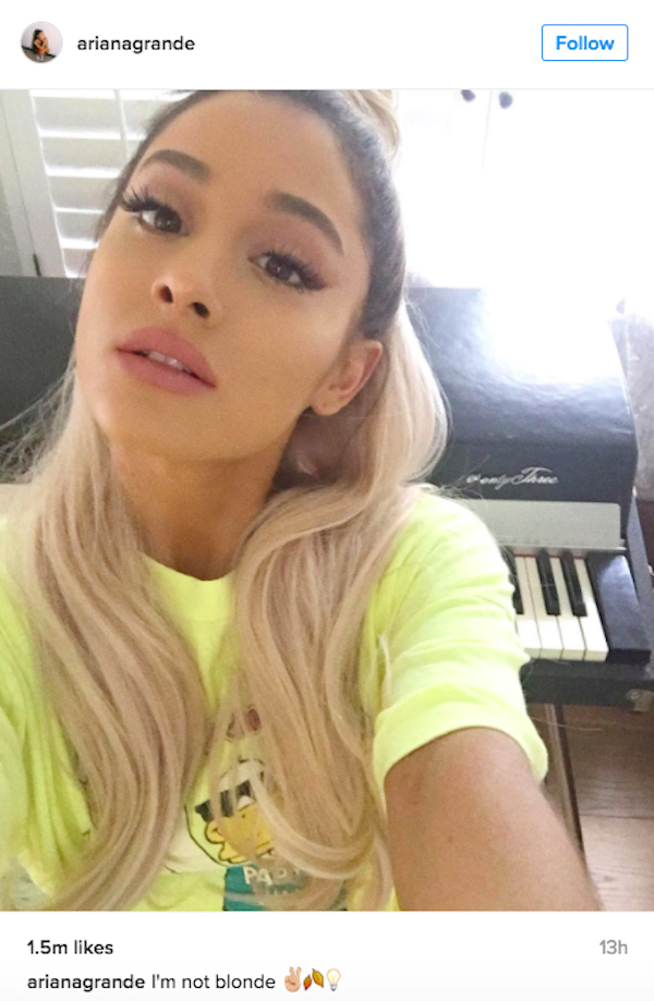 Ariana Grande Wigs Out While Filming With Stevie Wonder Accidentally Reveals New Album