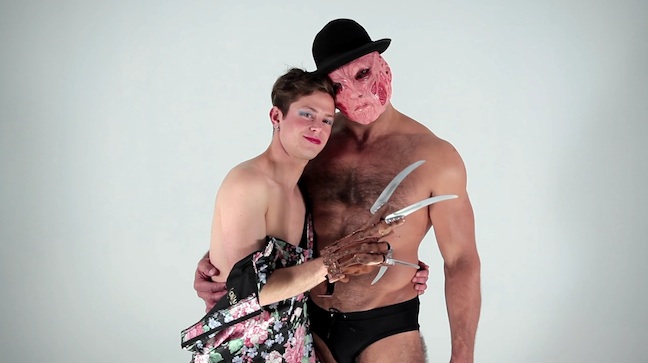 Arpad Miklos Wears Freddy Krueger Mask For Some Gay Indie Singers Music Video