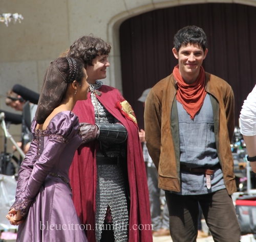 Arthur And Gwen Images Merlin Cast Pierrefonds Wallpaper And Background Photos