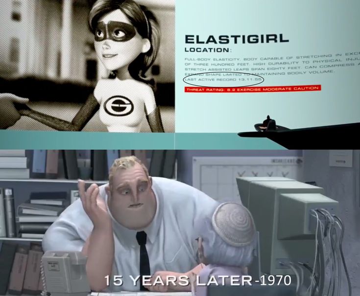 Awesome Based Of Elastigirls Last Sighting In The Incredibles The Main Story Takes Place