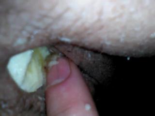 Banana Girlfriend Insertion Pussy Fingering Gape Hole