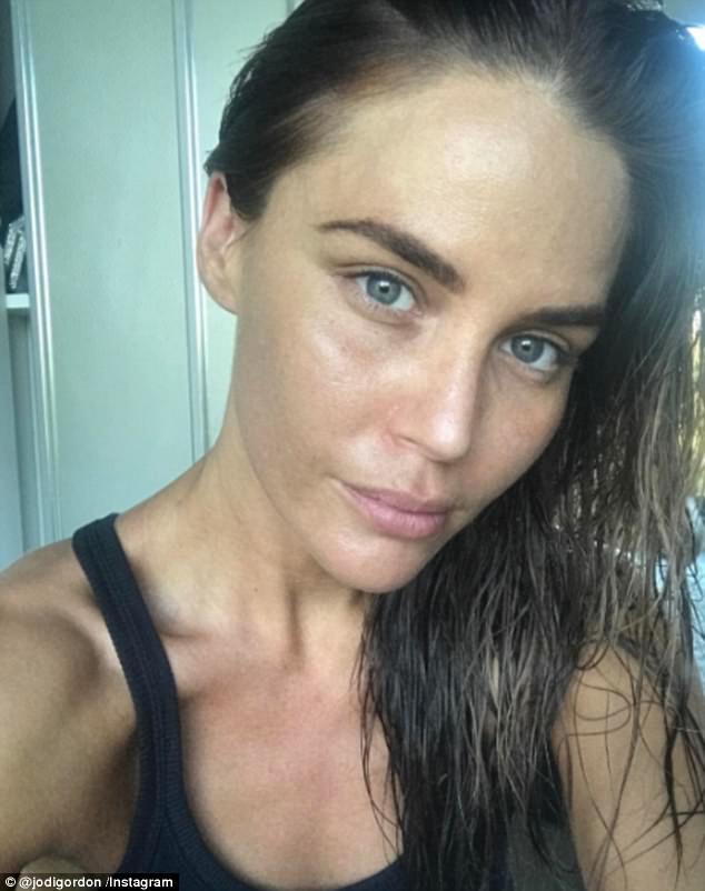 Baring All Actress Jodi Gordon Took To Instagram To Share A Makeup Free Selfie With