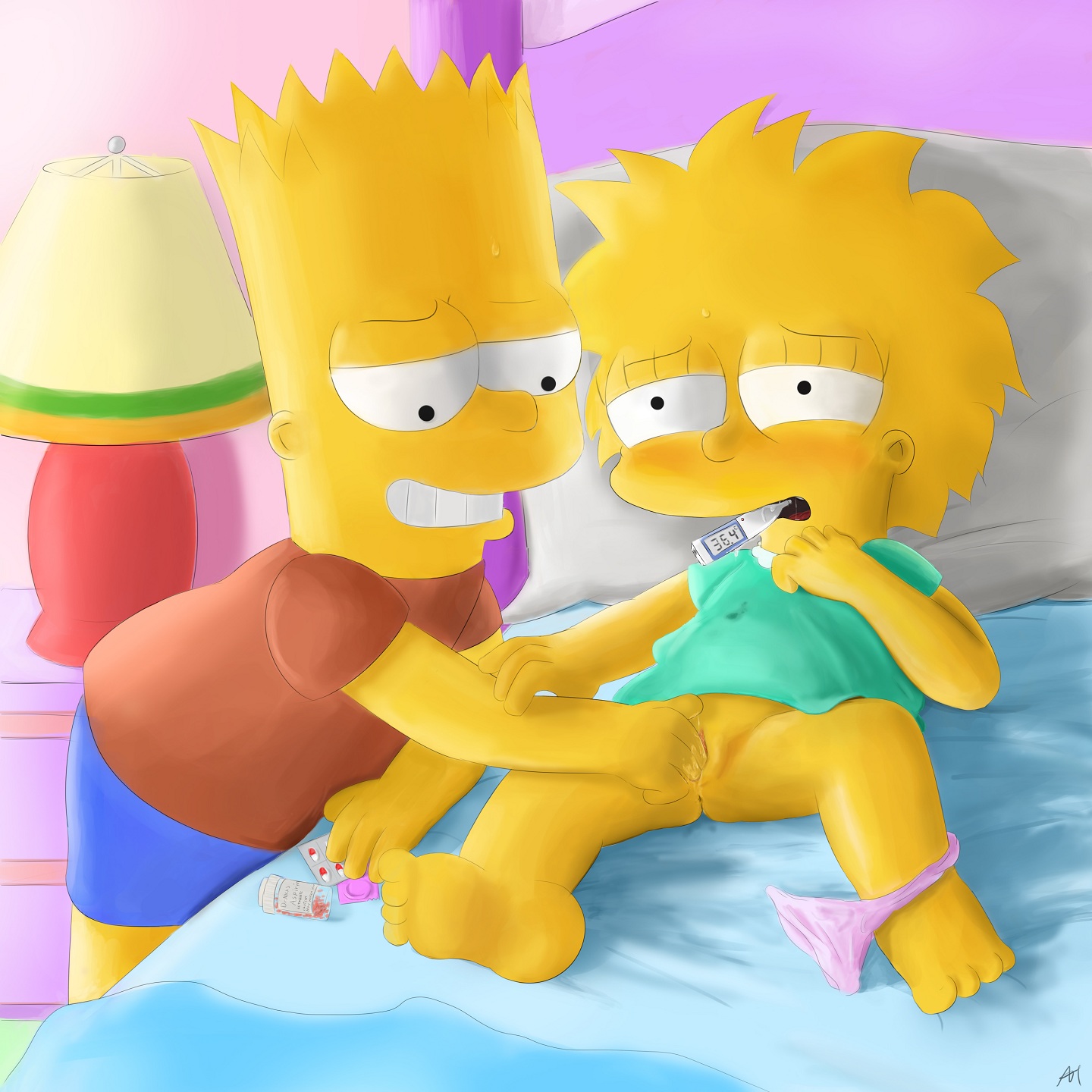 Lisa and bart simpson porn
