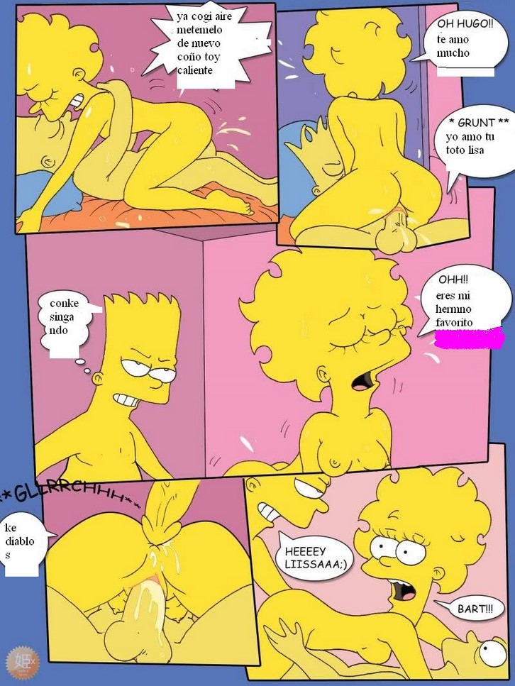 Bart Se Folla A Lisa Marge Simpson Comic Porno 1