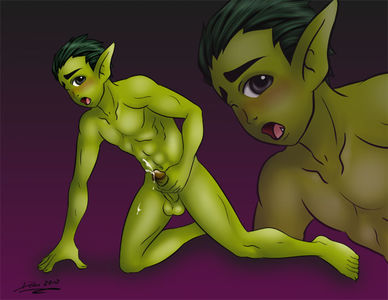 Beast Boy Dcau Male Only Nude Penis Solo Male Tagme Teen Titans