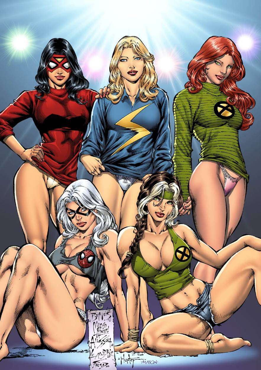 Beautiful Marvel Comics Women Rogue Porn Pictures