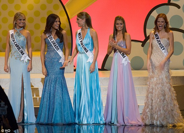 Beauty Queens Caitlin Far Left Came In Fourth Place While Hilary Cruz