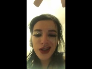 Bella Thorne Flashes Her Tits Live On Instagram 2