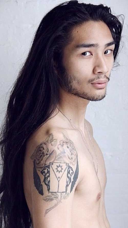 Best Asian Men Long Hair Ideas On Pinterest Asian Hair Male 1