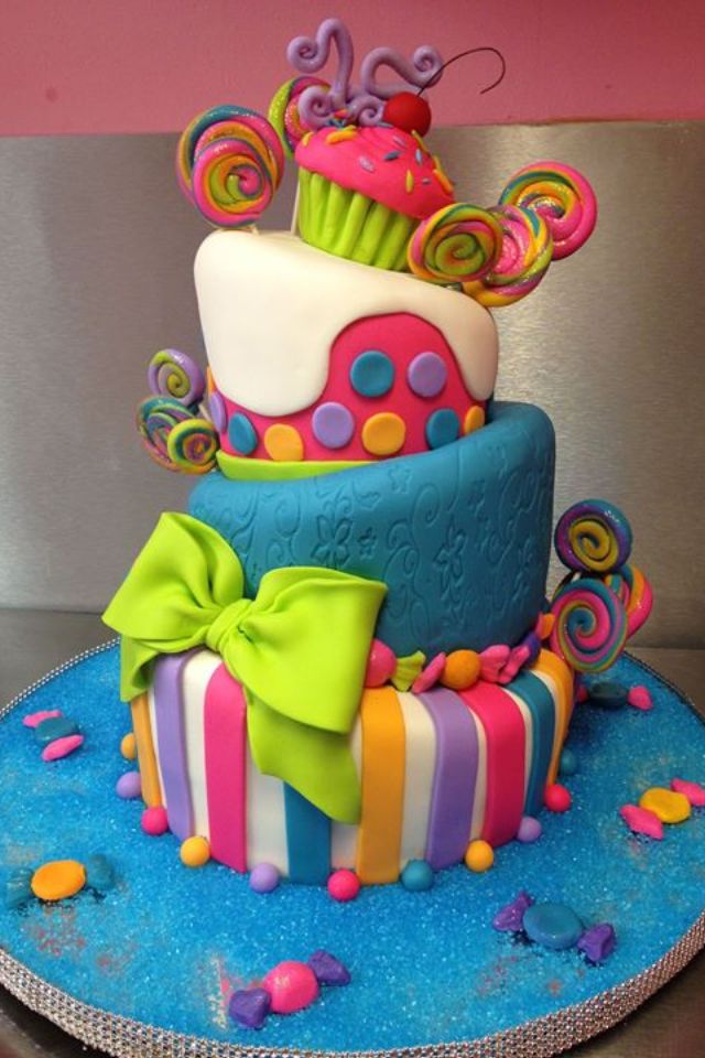 Best Girly Birthday Cakes Ideas On Pinterest Girls Cake