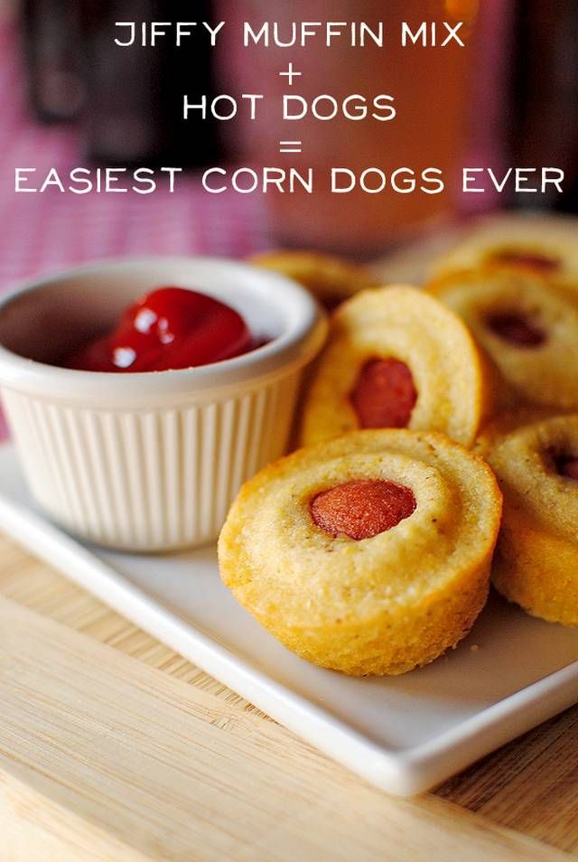 Best Jiffy Corn Dogs Ideas On Pinterest Mini Corn Dog Recipe 2