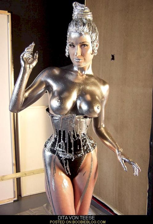 Best Metal Look Body Paint Images On Pinterest Body Paintings 1