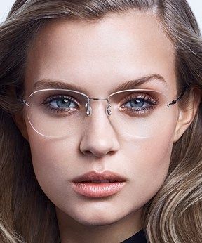 Best Rimless Glasses Ideas On Pinterest Women In Glasses