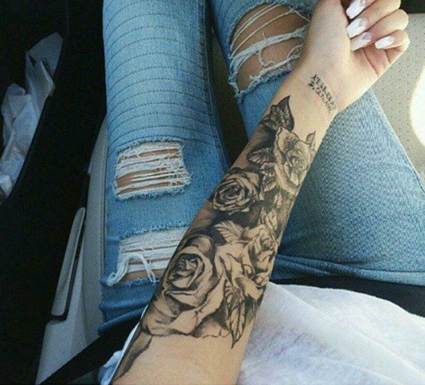 Best Rose Sleeve Tattoos Ideas On Pinterest Rose Tattoo 1