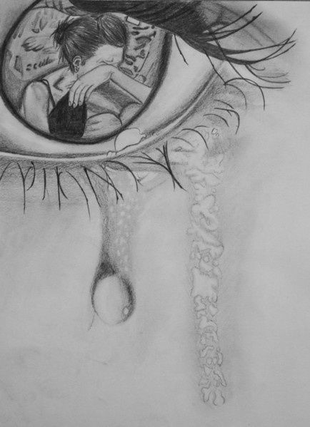 Best Sad Drawings Ideas On Pinterest Alone Art Depression