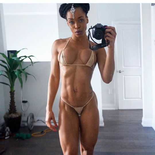 Athletic Black Women Nude