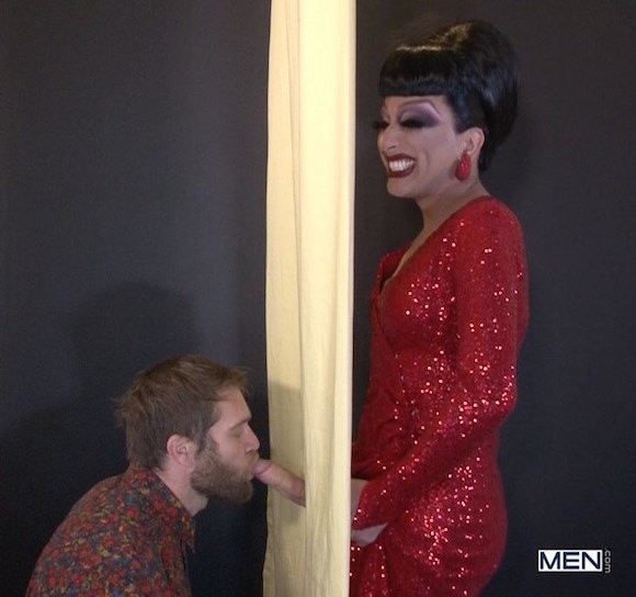 Bianca Del Rio The Winner Of Rupauls Drag Race Stars In A Gay Porn Video With Connor Maguire And Colby Keller
