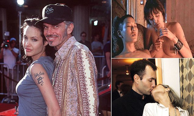 Bizarre History Of Angelina Jolies Love Life Including Vials Of Blood And Knife Play Daily Mail Online
