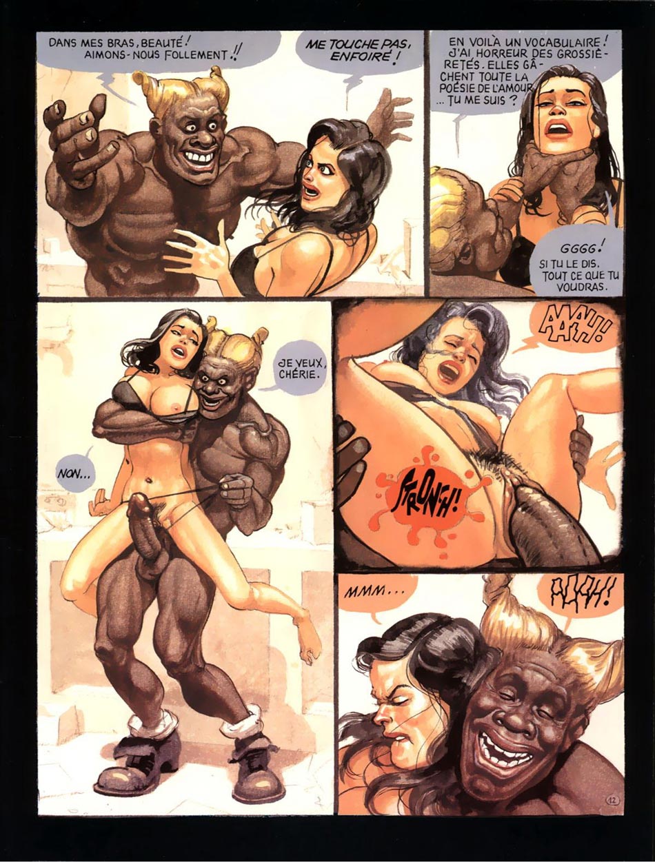 Black Big Devil And Huge Black Dick In Porn Comics 1