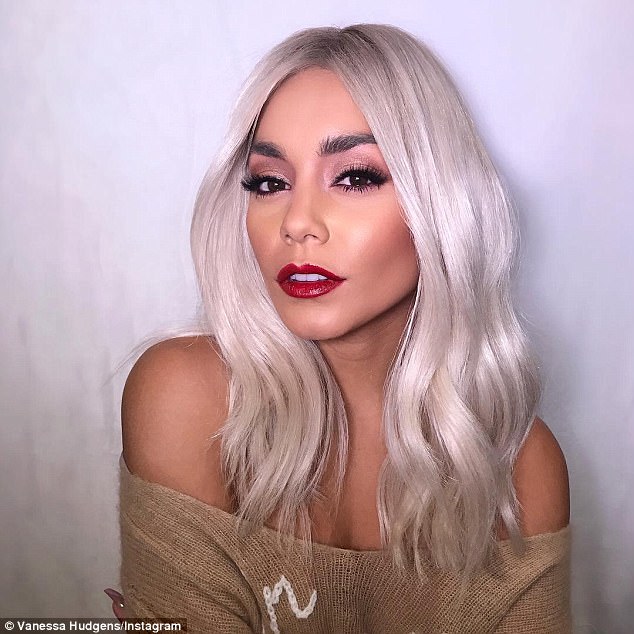 Blonde Beauty Vanessa Hudgens Turned Her Tresses Into A Platinum Coif And Showed Off Another