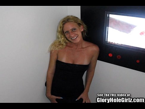 Blondie Milf With Small Tits Sucks Off Glory Hole
