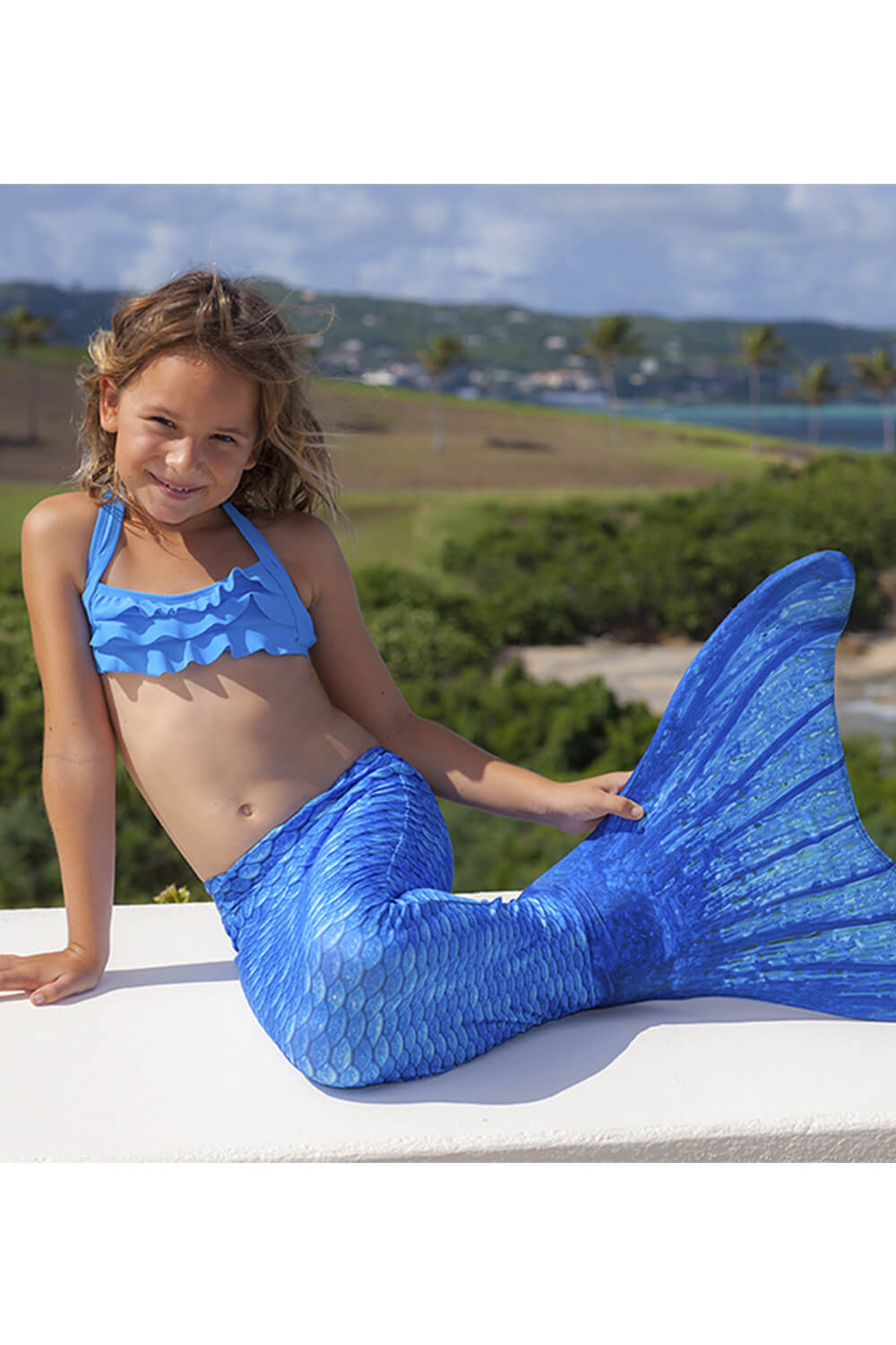 Blue Mermaid Tail For Kids Adults Fin Fun Mermaid 3