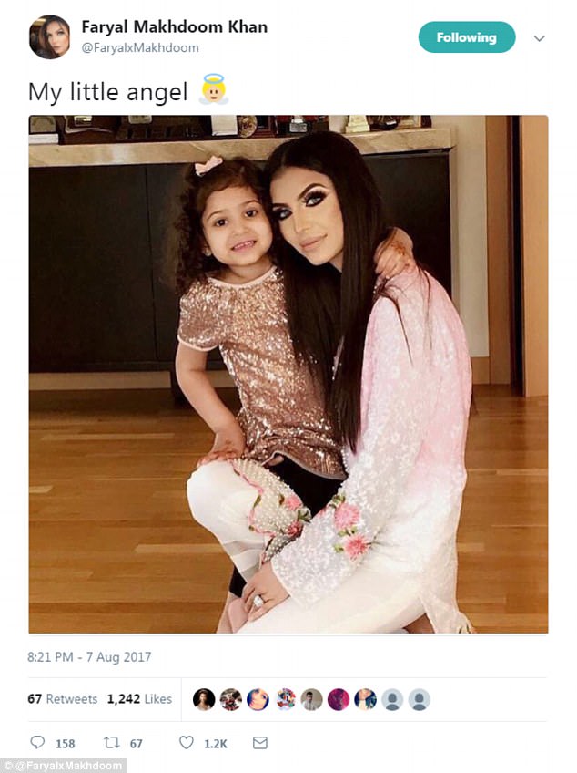 Boxer Amir Khans Estranged Wife Faryal Makhdoom Has Taunted Him With A Photo Of Their Daughter