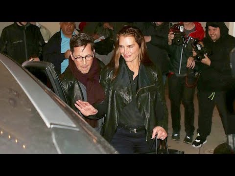 Brooke Shields Dines With Mystery Male Companion In Weho