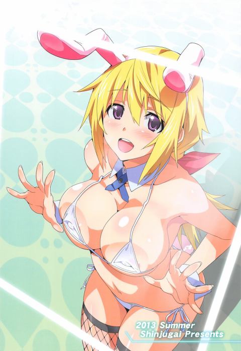 Bunny Girl Infinite Stratos Hentai Denpa Onna To Seishun Otoko Fondling Hand Bra Boobs Ecchi