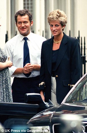 Burrell Who Served Princess Diana Pictured Together In For Ten Years