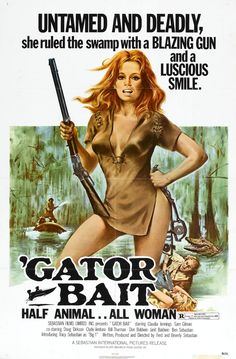 Buy Gator Bait Movie Poster Mini Standup Decorating Ideas Man Caves Movie Rooms Dorms Bedrooms