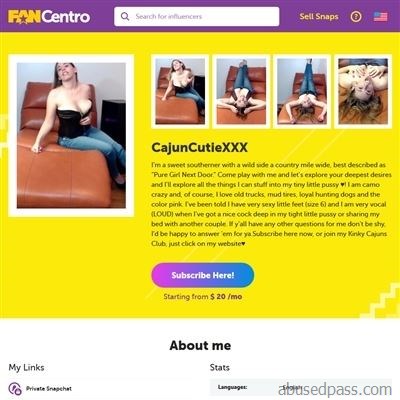 Cajun Cutie Porn Site Passwords Abused Pass