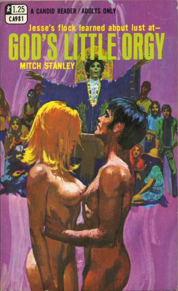 Candid Reader Gods Little Orgy Mitch Stanley Cover Art Robert Bonfils