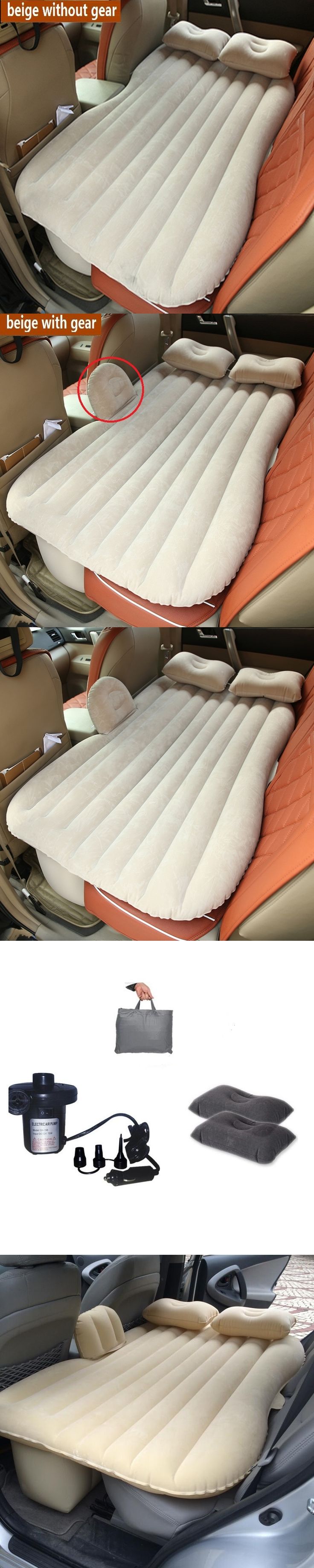 Car Covers Car Back Seat Inflatable Air Mattress Bed High Quality Car Flocking Inflatable Bed Cushion